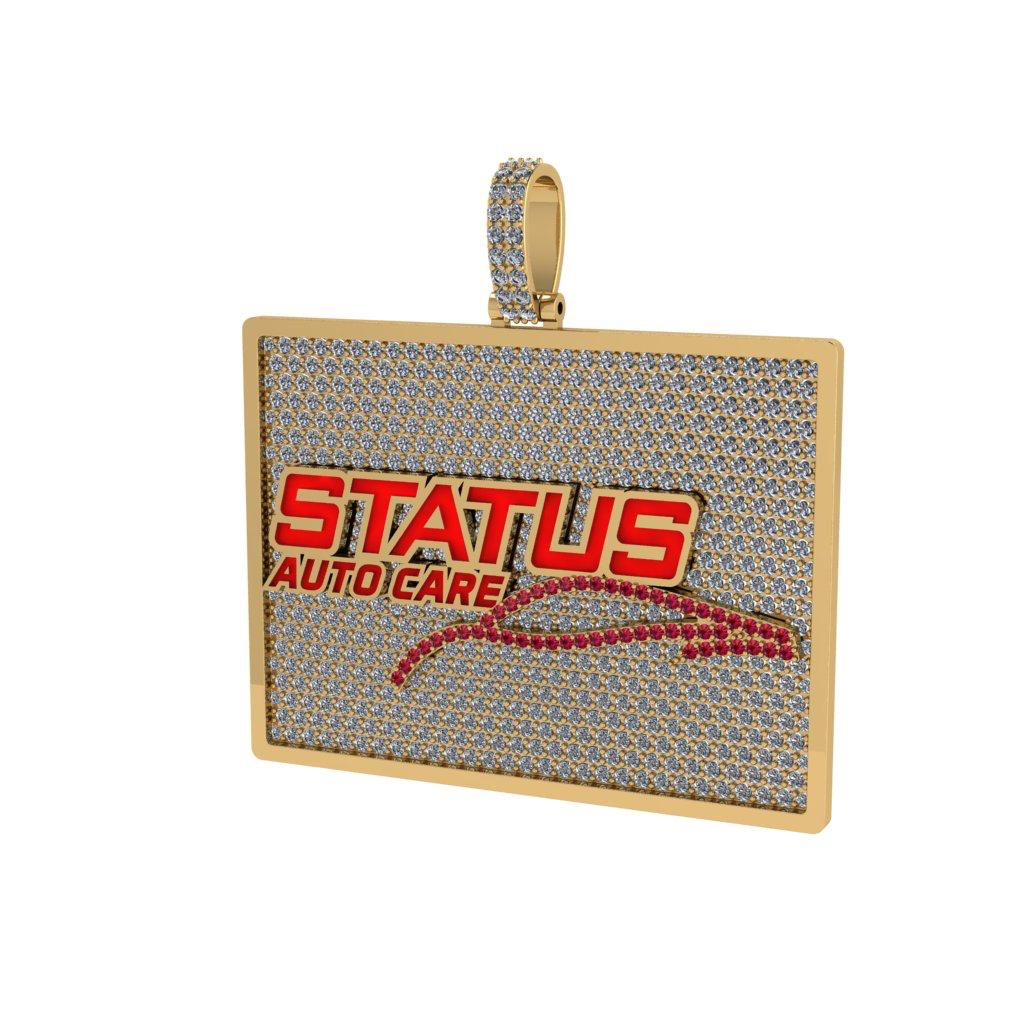 Rose Gold customized with diamonds