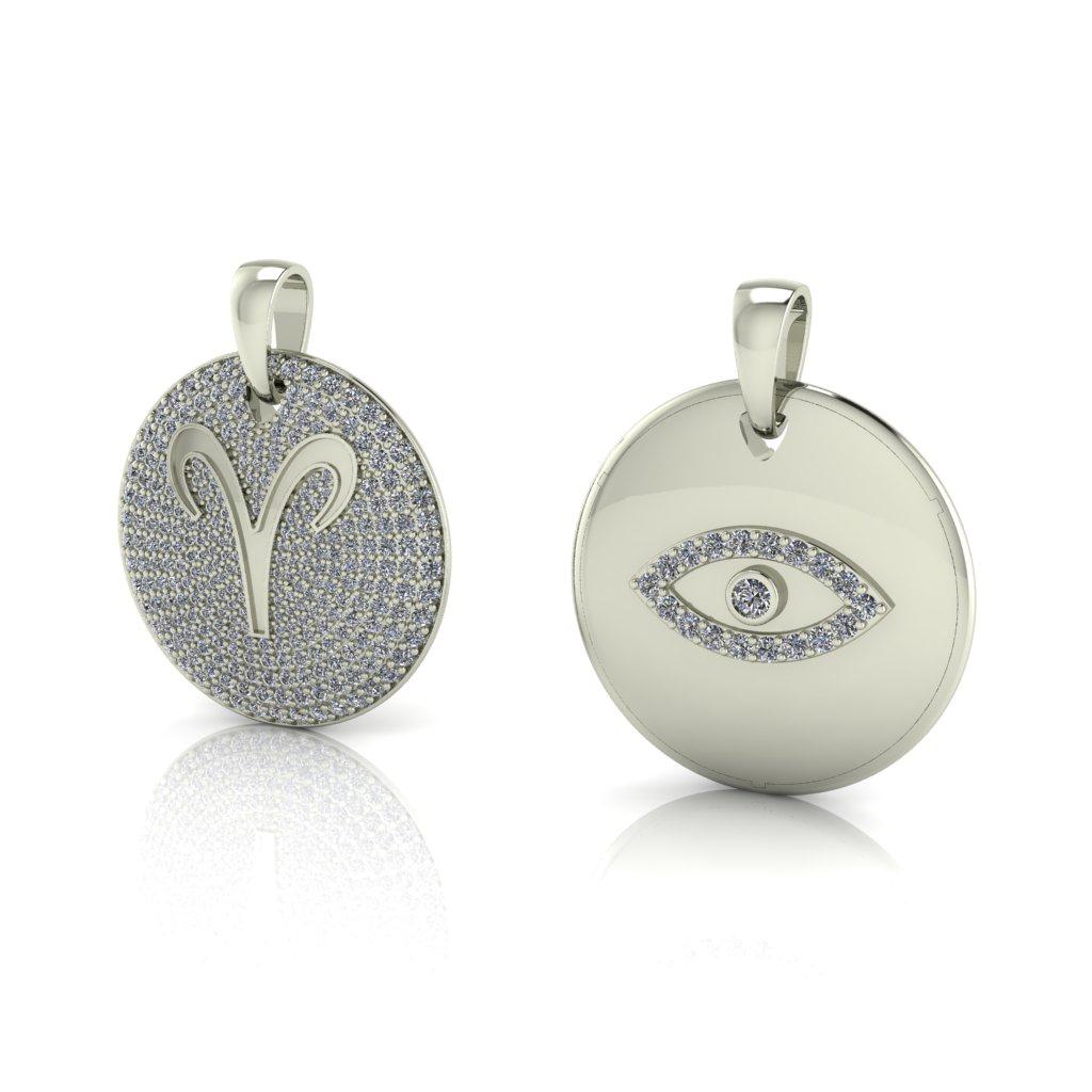 Customized With Gold & Diamonds Pendant