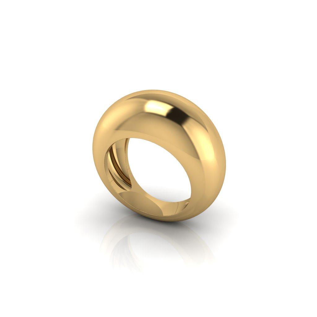 Pure GOLD Dome Ring