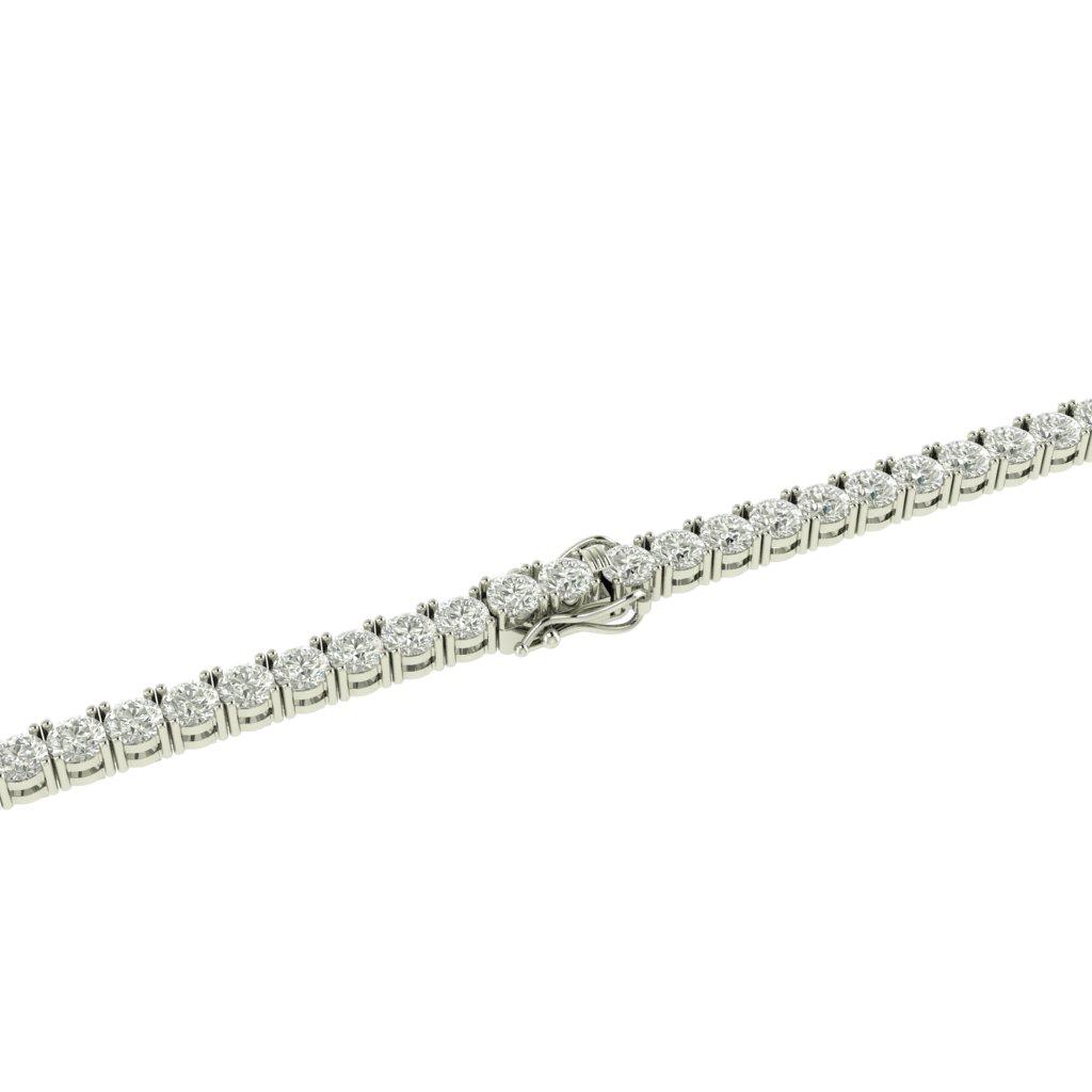 Custom Tennis Bracelet gold with Diamonds