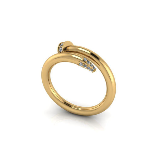 DazzleGold Diamond Ring