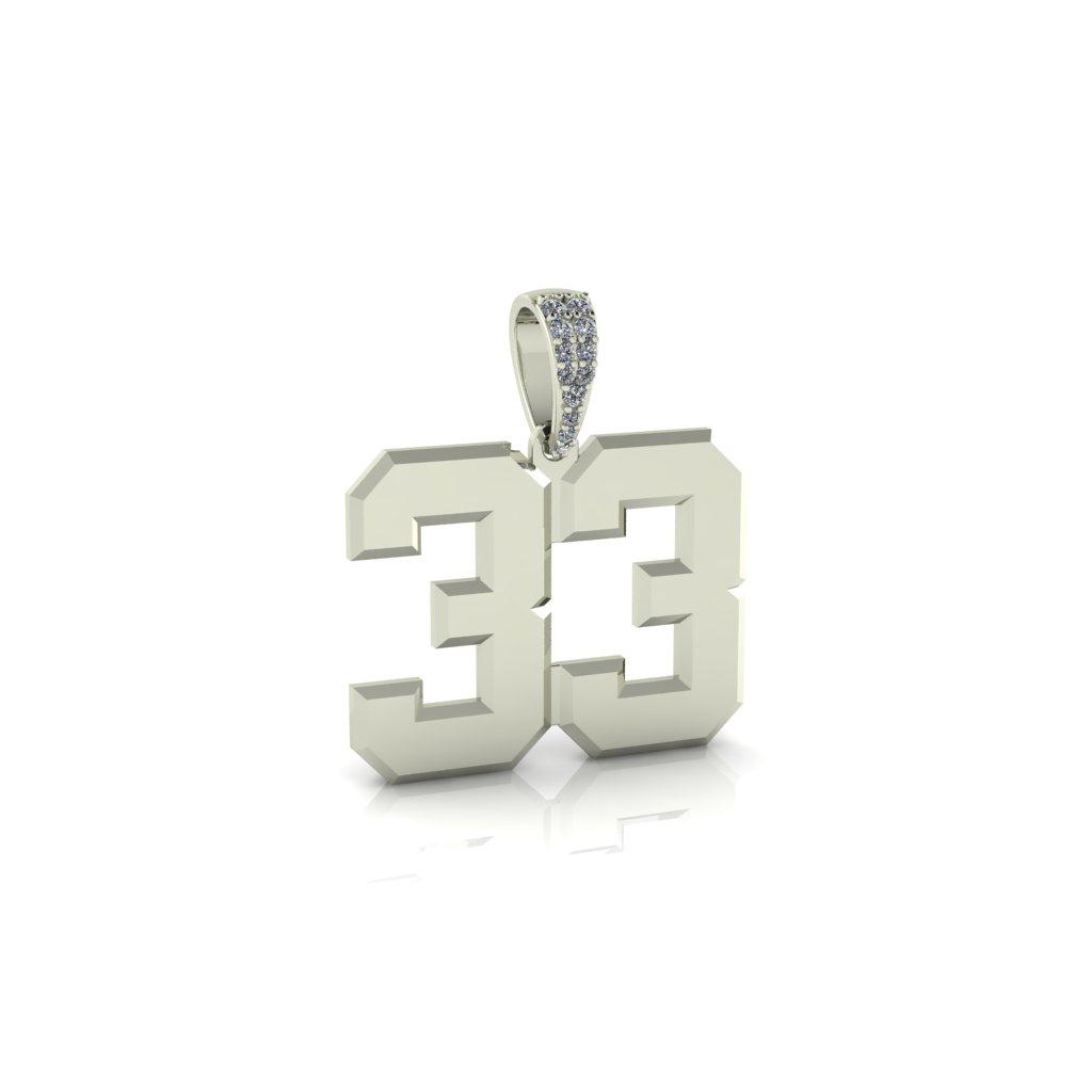 Customized Number Pendant